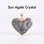 Authentic Sun Agate Rectangle Necklace | The "Stone of Vitality" | Minimalist Gemstone Jewelry