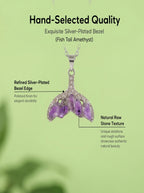 The Abyssal Siren | Luxurious Mermaid Tail Amethyst Necklace