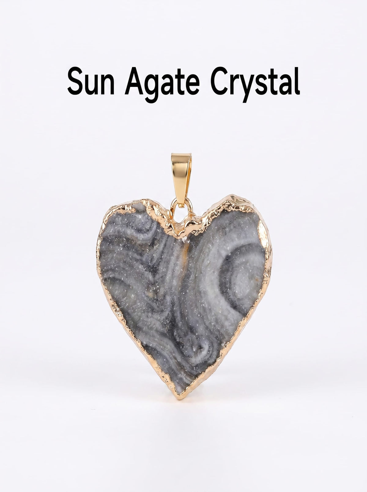 Natural Sun Agate Rectangle Pendant: The Stone of Vitality — Kailash Vein