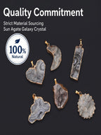 Natural Sun Agate Rectangle Pendant: The Stone of Vitality — Kailash Vein