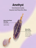 Authentic Raw Amethyst Necklace | The "Stone of Tranquility" | Unique Artisan Wire-Wrapped Jewelry
