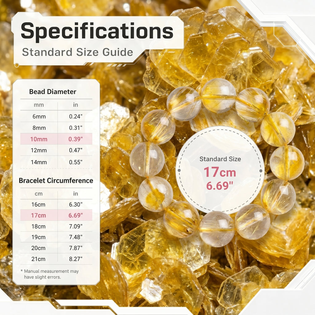Premium Yellow Lepidolite Beaded Bracelet | Hand-Polished Natural Gemstone Jewelry for Inner Peace