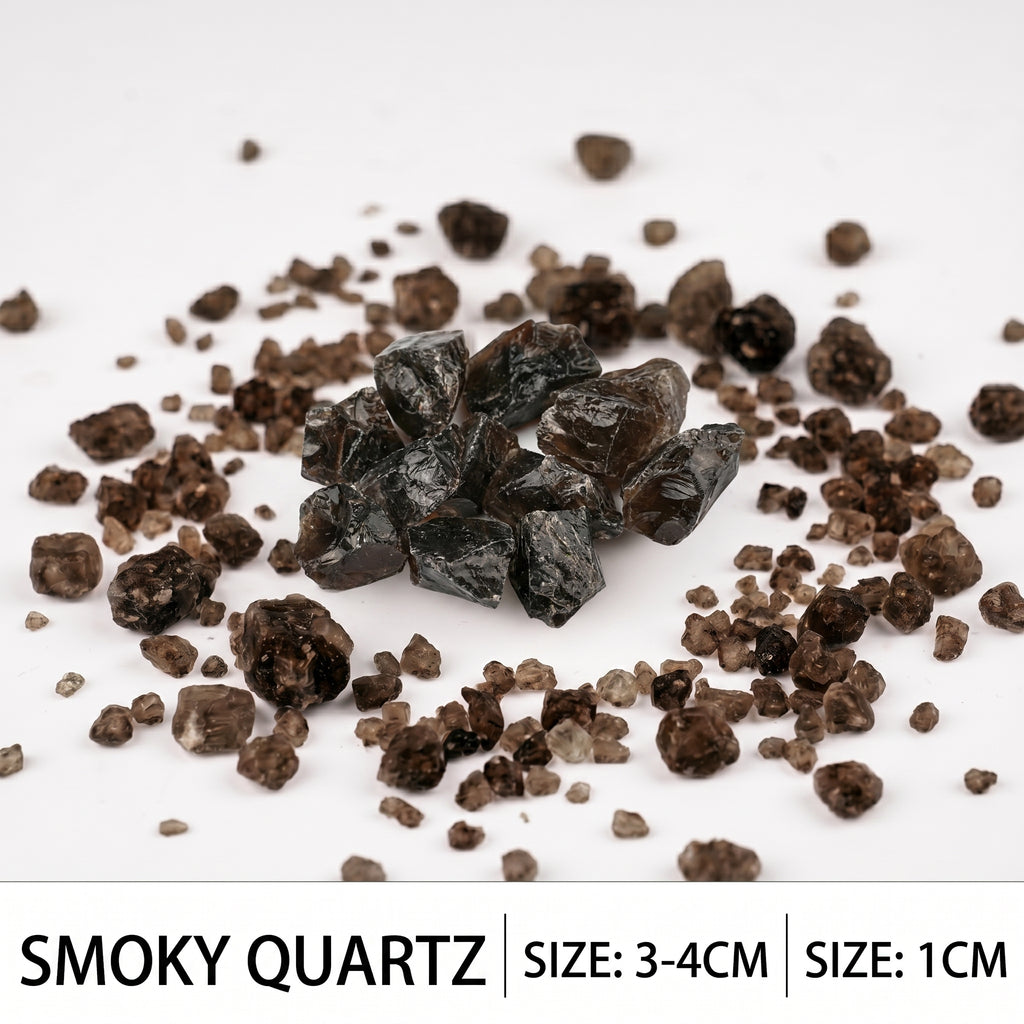Authentic Smoky Quartz Raw Stone | The "Stone of Stability" | Unique Natural Crystal for Meditation & Decor