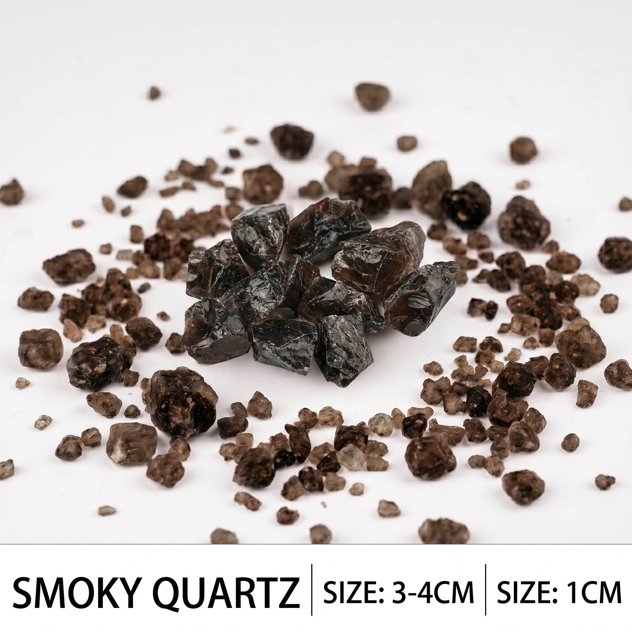 Authentic Smoky Quartz Raw Stone | The "Stone of Stability" | Unique Natural Crystal for Meditation & Decor