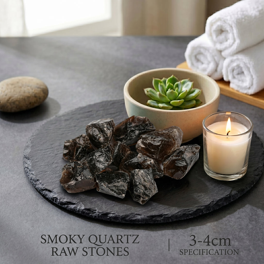 Authentic Smoky Quartz Raw Stone | The "Stone of Stability" | Unique Natural Crystal for Meditation & Decor