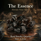 Authentic Smoky Quartz Raw Stone | The "Stone of Stability" | Unique Natural Crystal for Meditation & Decor