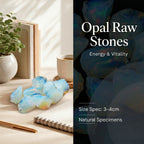 Authentic Raw Opal Stone | The "Stone of Kaleidoscope" | Unique Natural Gem for Custom Jewelry Design