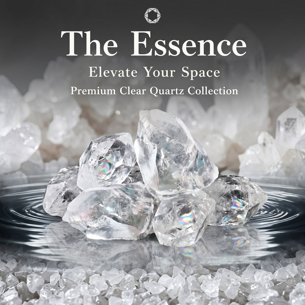 Authentic Raw Clear Quartz | The "Master Healer" | Unique Natural Crystal for Meditation &amp; Home Decor