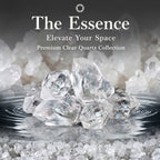 Authentic Raw Clear Quartz | The "Master Healer" | Unique Natural Crystal for Meditation &amp; Home Decor