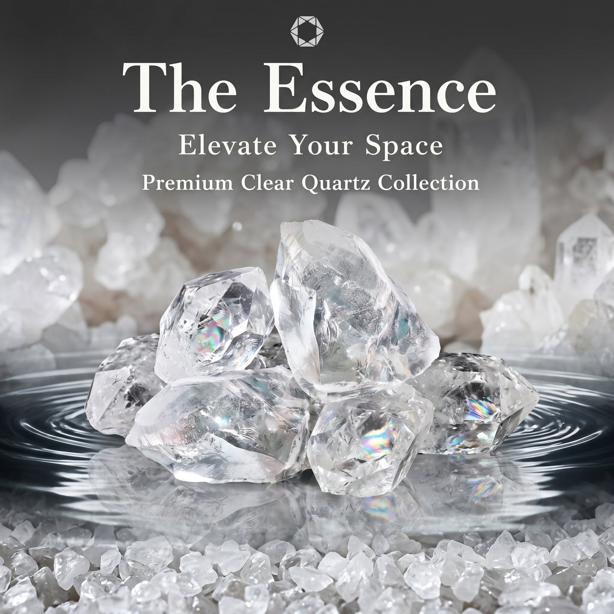 Authentic Raw Clear Quartz | The "Master Healer" | Unique Natural Crystal for Meditation &amp; Home Decor