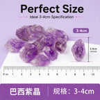 Authentic Raw Amethyst Specimen | The "Stone of Tranquility" | Unique Brazilian Mineral for Zen Home Decor