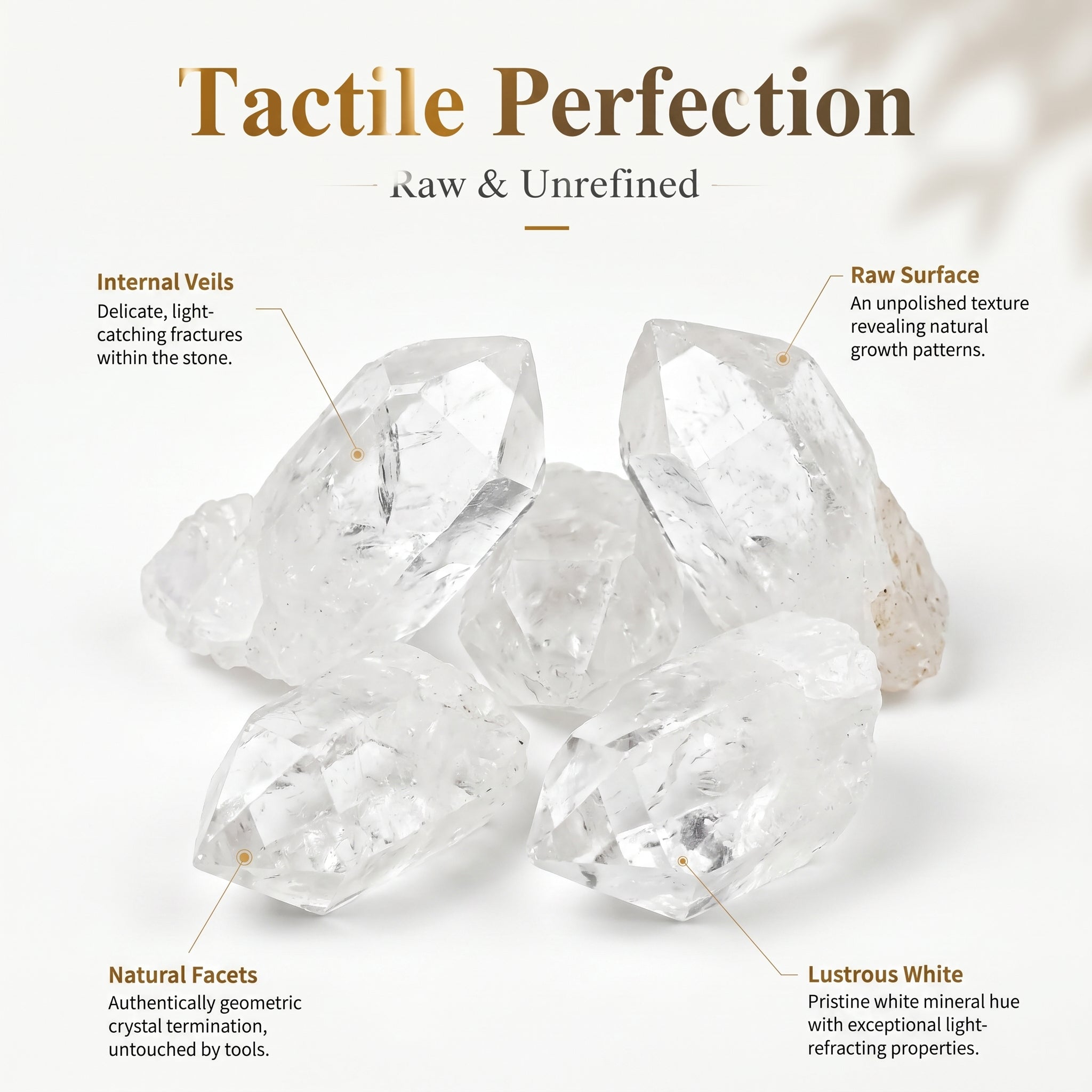 Authentic Raw Clear Quartz | The "Master Healer" | Unique Natural Crystal for Meditation &amp; Home Decor