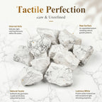 Authentic White Buffalo Turquoise Raw Stone | The "Stone of Purity" | Unique Natural Mineral for Zen Living
