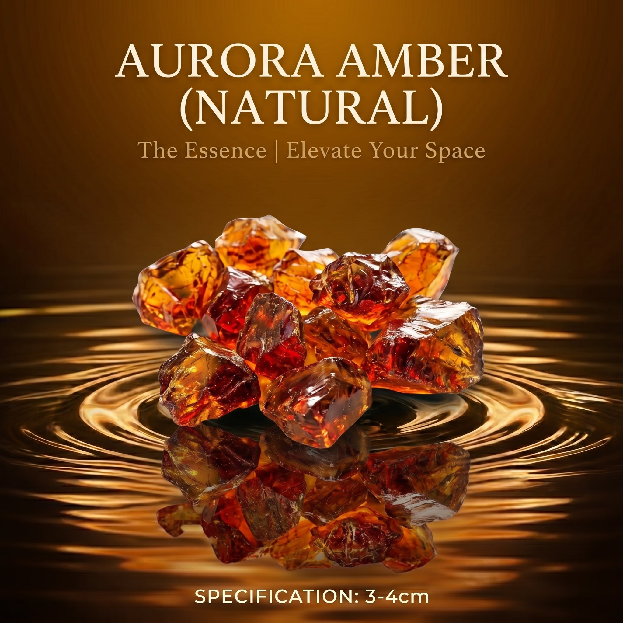 Authentic Raw Amber Stone | Golden to Deep Brown Resin | Premium Material for Custom Jewelry Carving