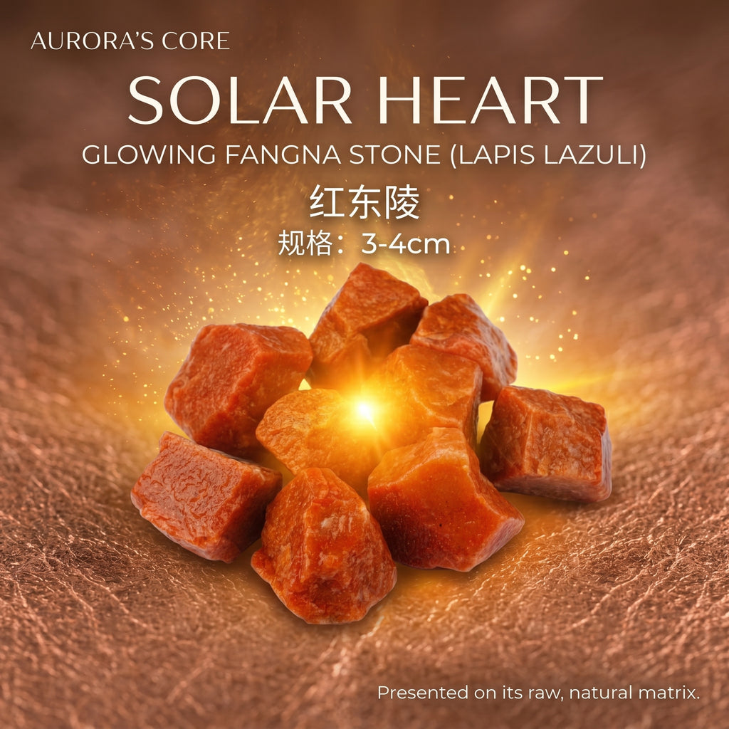 Authentic Red Aventurine Raw Stone | The "Stone of Vitality" | Unique Natural Crystal for Meditation & Decor
