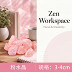 Authentic Rose Quartz Raw Specimen | The "Stone of Unconditional Love" | Unique Natural Crystal for Zen Decor