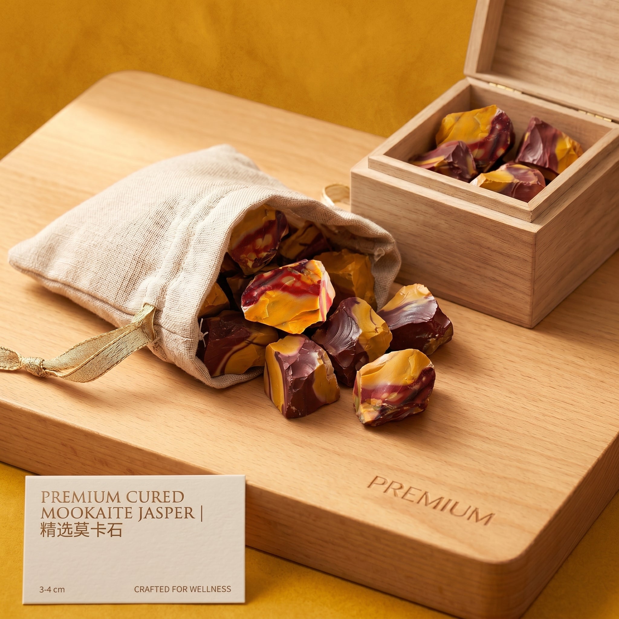 Authentic Yellow Calcite Raw Crystal | The "Stone of Solar Energy" | Unique Natural Mineral for Zen Decor