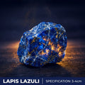 Natural Lapis Lazuli Raw Stone | Untreated Deep Blue Healing Crystal with Pyrite Inclusions