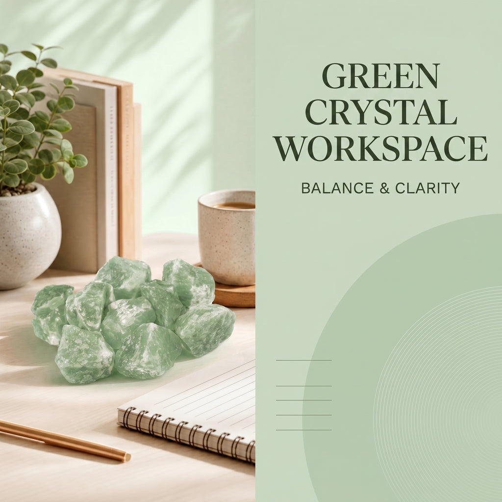 Natural Green Quartz Raw Crystal | Untreated Healing Mineral Specimen for Harmony & Balance