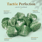 Natural Green Aventurine Raw Crystal | Untreated Healing Mineral for Emotional Balance & Growth