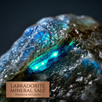 The Cosmic Aura | Flashing Raw Labradorite Magic Stone