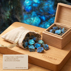 The Cosmic Aura | Flashing Raw Labradorite Magic Stone
