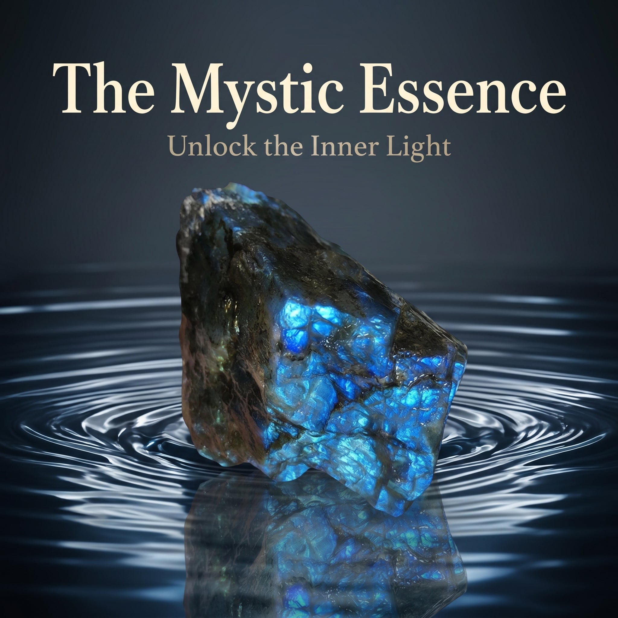 The Cosmic Aura | Flashing Raw Labradorite Magic Stone