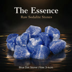 Natural Blue Spot Jasper Raw Stone | Untreated Healing Mineral Specimen for Intuition & Harmony