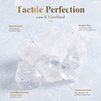 Natural Milky Quartz Raw Crystal | Untreated Cloudy White Quartz Specimen for Meditation & Healing