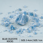 Natural Celestite Raw Crystal Specimen | Deep Blue Healing Stone for Energy Work & Meditation