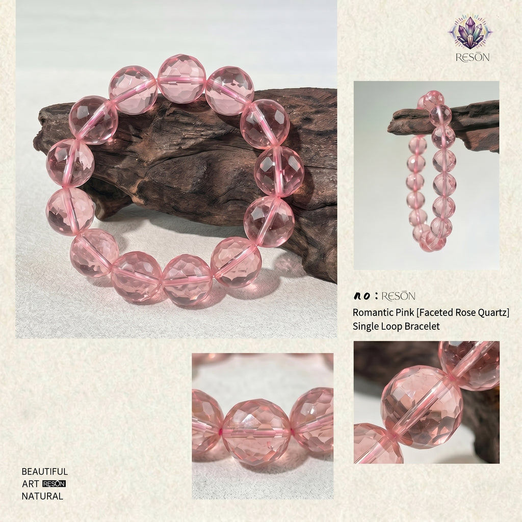 Premium Cherry Blossom Agate Beaded Bracelet | Hand-Polished Natural Gemstone Jewelry for Inner Peace & Grace