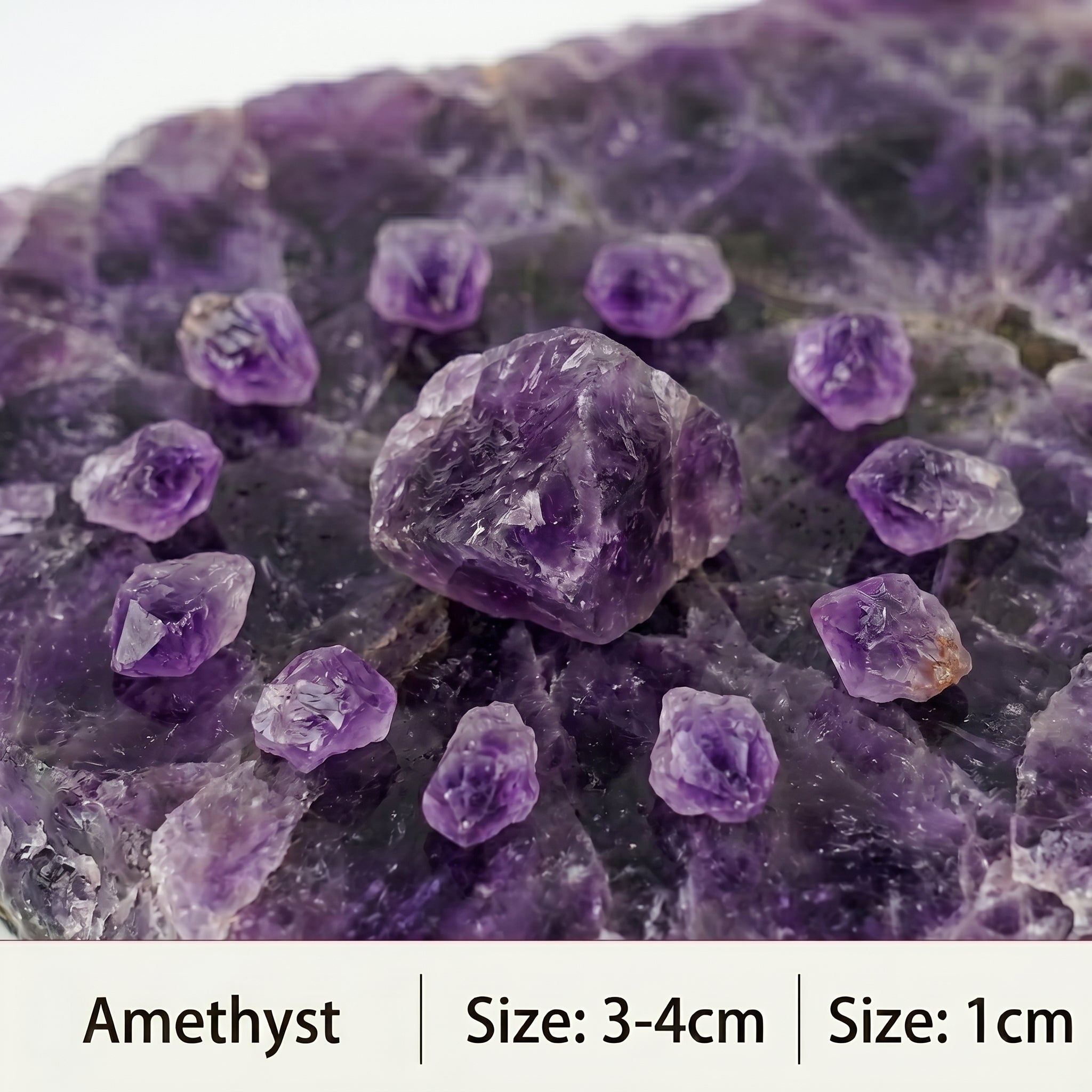 Natural Amethyst Raw Crystal Specimen | Untreated Healing Stone for Meditation, Reiki & Home Decor