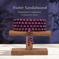 Natural Violet Quartz Eastern Zen Prayer Beads Bracelet (Artisanal Edition)