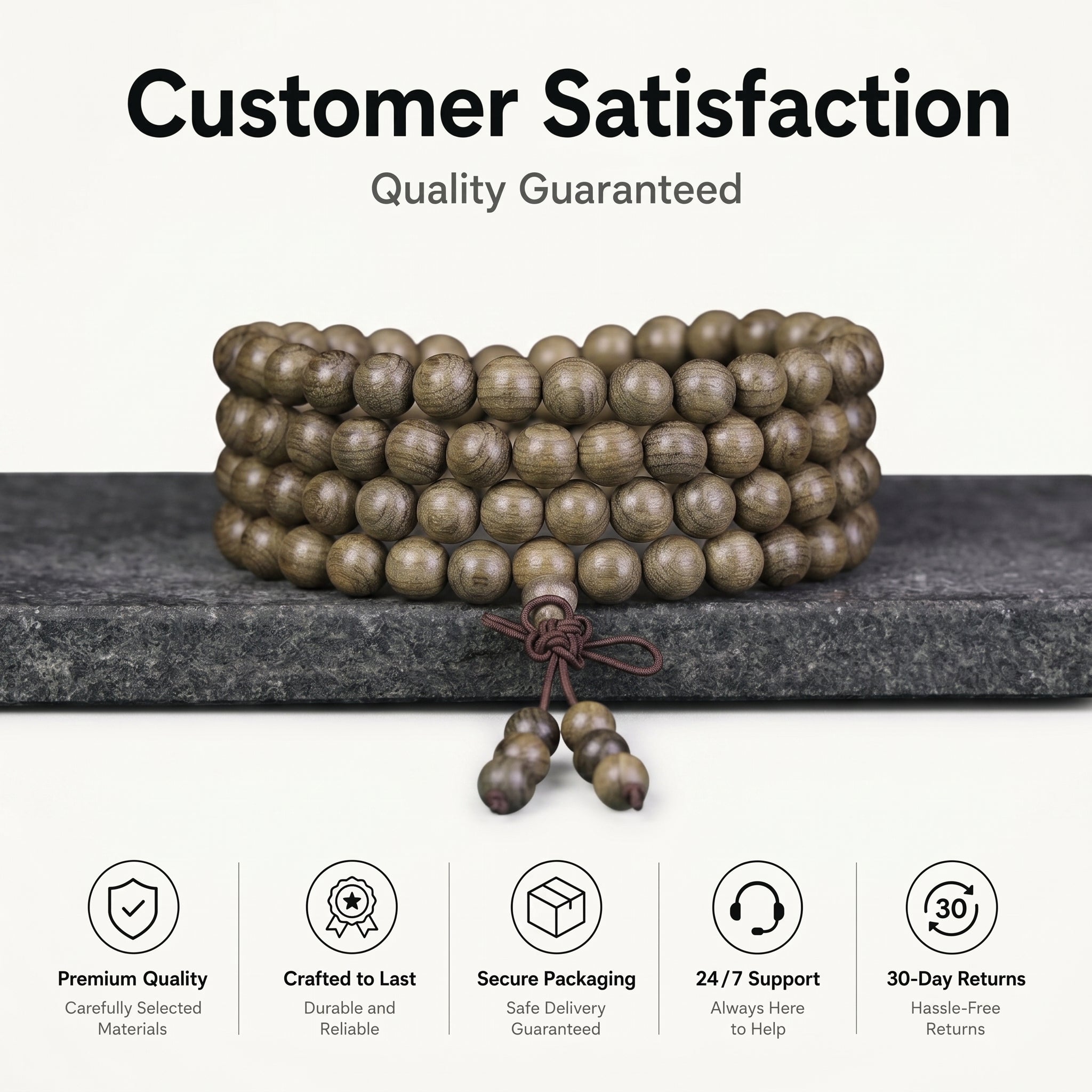 108 Mala Beads 'The Millennium Anchor' | SUBVIBE