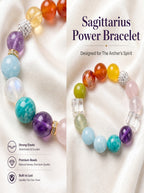 Sagittarius Sovereign Vision Crystal Bracelet | Lapis Lazuli & Amazonite Talisman