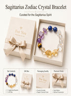 Sagittarius Cosmic Luck Crystal Bracelet | Citrine & Green Aventurine Talisman
