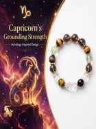 Natural Capricorn Sovereign Shield Bracelet