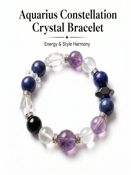 Natural Aquarius Supreme Cosmic Sage Bracelet