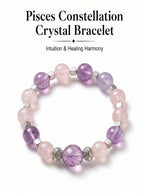 Pisces Cosmic Manifestation Crystal Bracelet | Moonstone & Labradorite Talisman