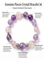 Pisces Cosmic Manifestation Crystal Bracelet | Moonstone & Labradorite Talisman