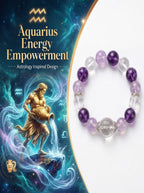 The Aquarius Cosmic Quantum Talisman | Genuine Moldavite & Gold Rutilated Quartz