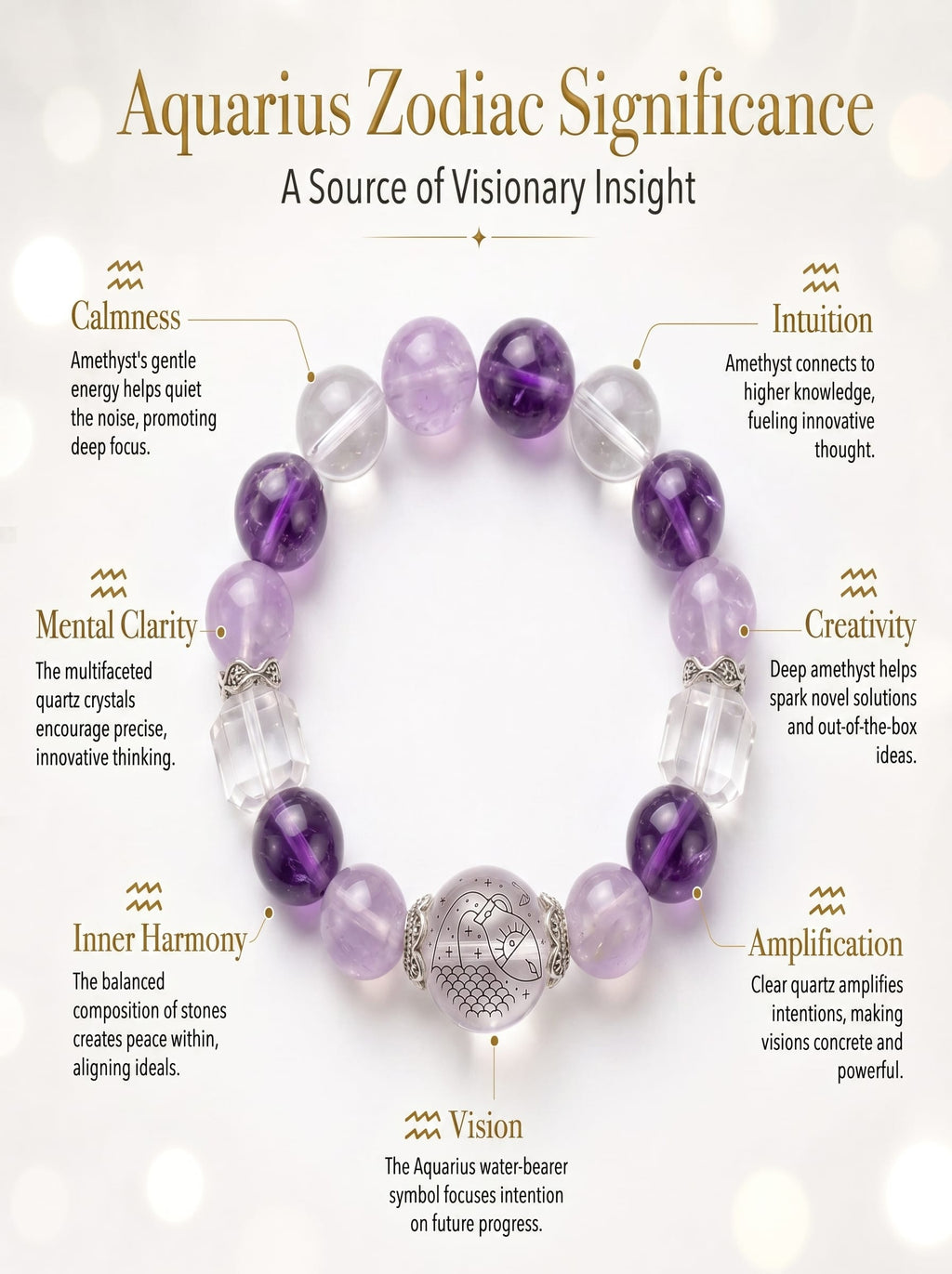 The Aquarius Cosmic Quantum Talisman | Genuine Moldavite & Gold Rutilated Quartz