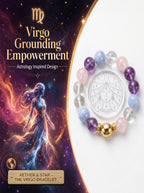 Virgo Sovereign Order Crystal Bracelet | Sodalite & Smoky Quartz Talisman