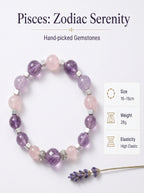 Pisces Cosmic Manifestation Crystal Bracelet | Moonstone & Labradorite Talisman
