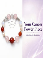 Cancer Imperial Evolution Crystal Bracelet | Amethyst & Rose Quartz Talisman