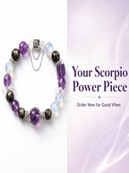 Scorpio Sovereign Void Crystal Bracelet | Obsidian & Tiger's Eye Talisman