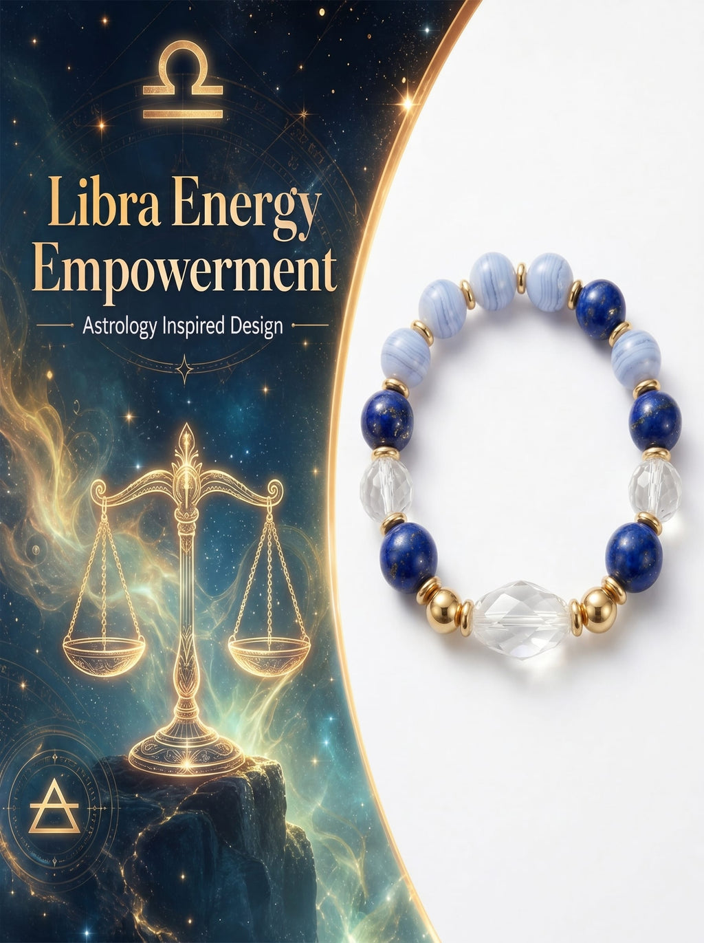Natural Libra Sovereign Protection Bracelet