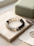 Quiet Khaki" Premium Earth Element & Golden Tiger's Eye Composite Energy Bracelet: Root Chakra Alignment, Old Money Aesthetic & Sensory Calm Firewall