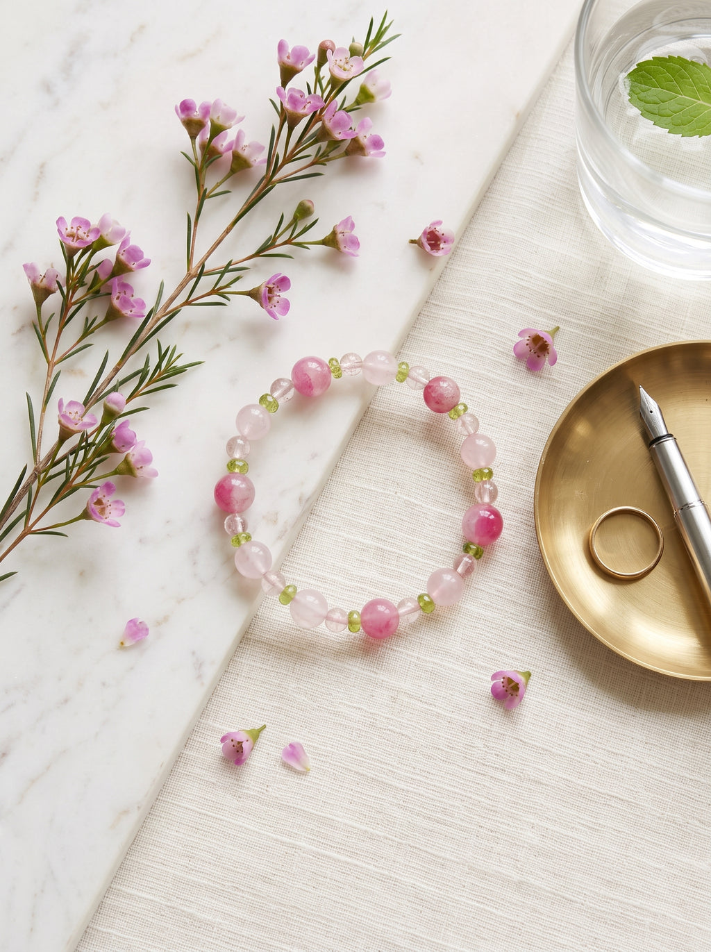 Lekui Sunlit" Premium Golden Sunstone & Citrine Composite Energy Bracelet: Solar Plexus Alignment, Dissolve Scarcity Fear & Manifest Scaled Revenue Velocity
