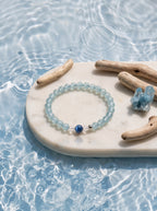 Lanta Matrix" Premium Natural Blue Pietersite & Eagle's Eye Defense Bracelet: Third Eye & Throat Chakra Alignment, Visionary Discernment & High-Tier Shielding
